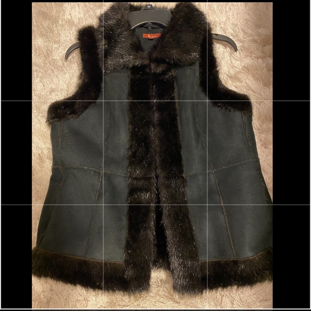 Faux Suede Vest